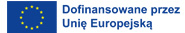 Flaga Unii Europejskiej oraz informacja o współpracy z Unią Europejską